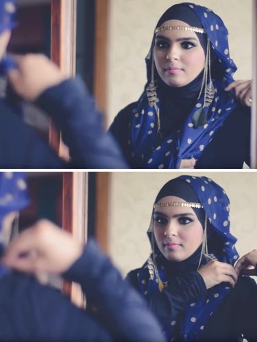 Tutorial Hijab Terinspirasi Gaya Putri Arab Saudi