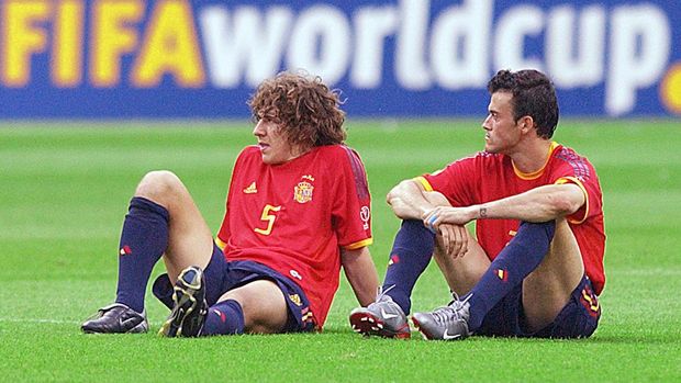 Carles Puyol pernah ikut mengantarkan Timnas Spanyol juara Piala Dunia 2010. (