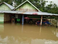 11 Desa di Musi Banyuasin Sumsel Teredam Luapan Sungai Batang Hari