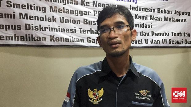 Pekerja Smelting Gresik Adukan Sengketa PHK ke Kemenaker