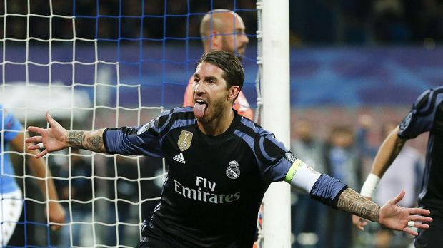 Sergio Ramos mengoleksi 11 gol di Liga Champions.