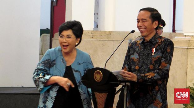 Titiek Puspa akrab dengan Presiden Republik Indonesia mulai dari Soekarno hingga Joko Widodo.