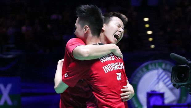 Kevin Sanjaya/Marcus Fernaldi Gideon berhasil mengatasi tekanan besar saat jadi satu-satunya wakil yang tersisa di babak semifinal.