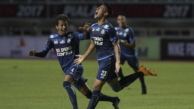 Arema FC menelan kekalahan kandang perdana di Liga 1.