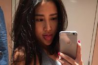 Salah satu foto seksi Carina di Instagram