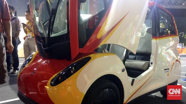Shell Concept Car diperkenalkan di SIngapura, Kamis (16/3)