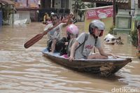 Banjir Kembali Menggenangi Dayeuhkolot, Bojongsoang dan Baleendah