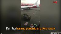 Video Ground Handling Lempar Bagasi, Sriwijaya Air Tindak Tegas