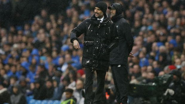 Pep Guardiola dan Juergen Klopp terlibat beberapa kali perdebatan di Stadion Etihad.