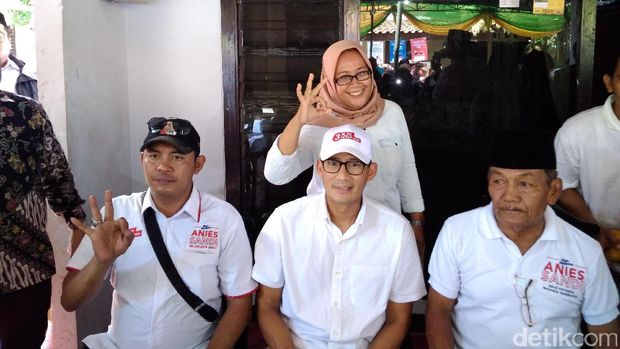 Sandiaga kampanye di Joglo / 