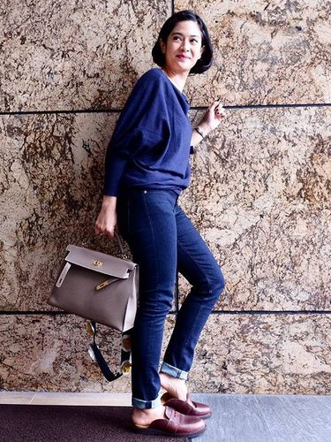 Foto Stylish 5 Gaya OOTD Terbaik Dian Sastrowardoyo