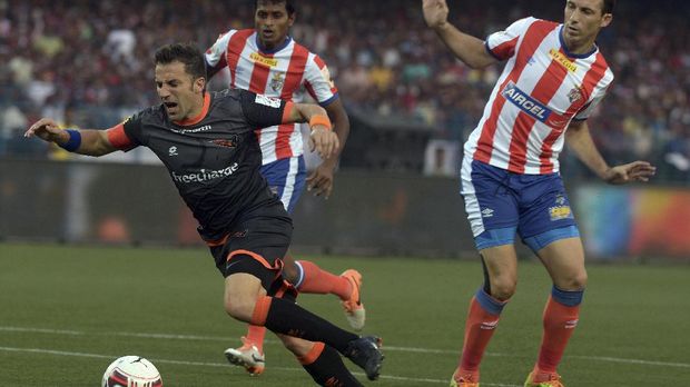 Alessandro Del Piero sempat merasakan atmosfer Liga India. Ia juga sempat berstatus marquee player di Liga Australia.