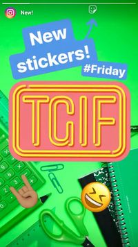 Instagram Punya Sticker Khusus TGIF  