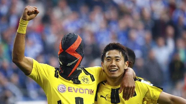 Kini Giliran Topeng Aubameyang yang Mengusik Dortmund