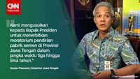 Ganjar Surati Jokowi, Usul Moratorium Pabrik Semen di Jateng