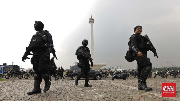 Hitung mundur Asian Games 2018 di Jakarta digelar di Monas.