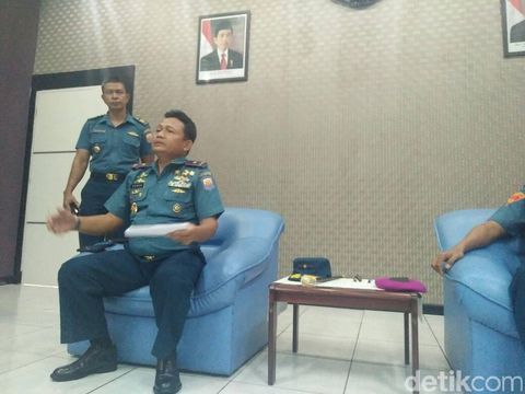 Komandan Lantamal VI Laksamana Pertama TNI AL Yusup 