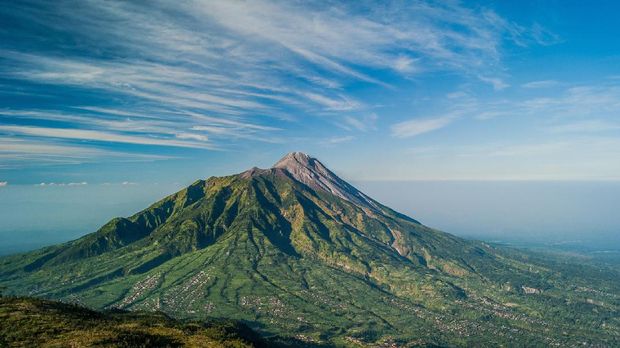 Gunung Merapi menjadi salah satu obyek wisata yang akan dinikmati Obama di Yogyakarta.