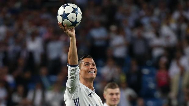 Cristiano Ronaldo sudah mencetak tujuh gol di Liga Champions musim ini.