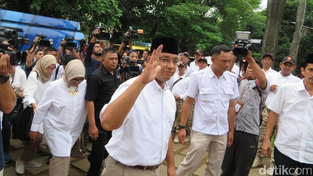 Anies gelar pertemuan tertutup di rumah Prabowo