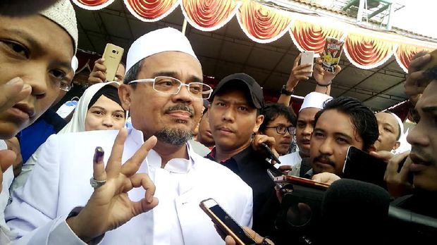 Rizieq salam 3 jari