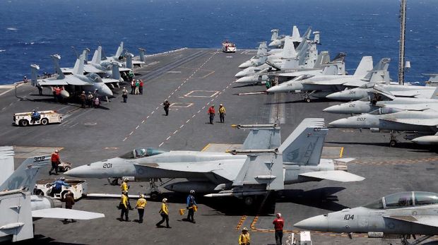 AS rutin menggelar operasi di Laut China Selatan.