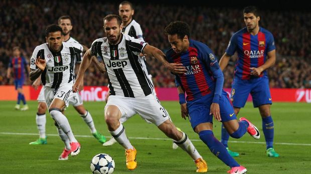 Neymar bermain buruk ketika melawan Juventus.