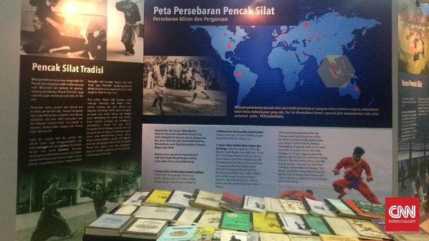 Salah satu pameran yang menggambarkan pencak silat sebagai calon warisan budaya takbenda dunia.