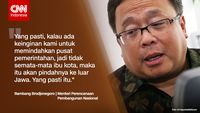 Pindahkan Ibukota, Bappenas Tak Ingin Keluar Duit