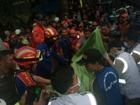 Begini Penampakan Evakuasi Mobil yang Tertimpa Pohon di UI