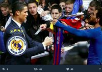Meme: Messi minta tandatangan Ronaldo di jersey miliknya