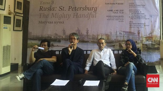 Dewan Kesenian Jakarta menggelar Jakarta City Philharmonic dengan tema Rusia: St Petersburg, The Mighty Handful.
