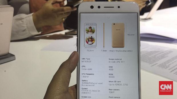 Sekilas Berkenalan dengan Oppo F3