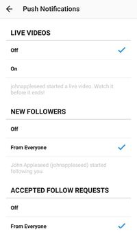 Cara Mematikan Notifikasi Instagram Live