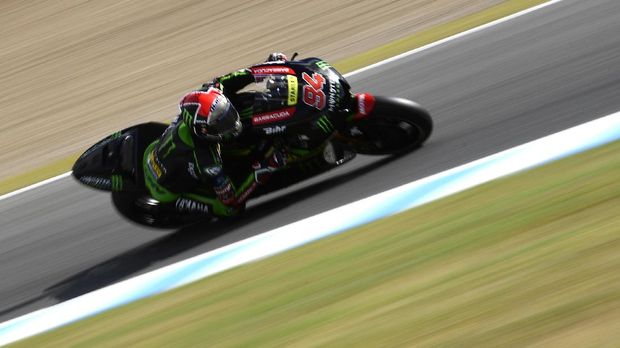 Motor Yamaha YZR-M1 milik tim Monster Yamaha Tech 3 akan menjadi tunggangan Michael van der Mark pada balapan GP Malaysia, Minggu (29/10).