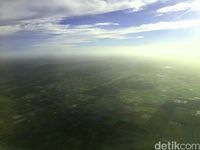 Pemandangan Merauke dari udara (Raisha Anazga/detikTravel)