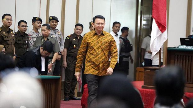 Ahok disebut sebagai salah satu korban UU Penodaan Agama. 