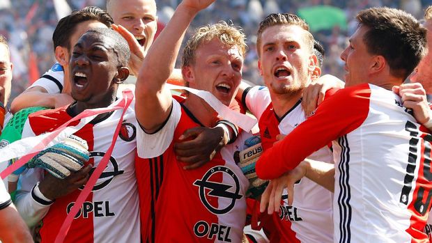 Trigol Kuyt Pastikan Feyenoord Juara Liga Belanda