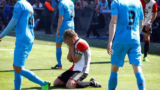 Trigol Kuyt Pastikan Feyenoord Juara Liga Belanda