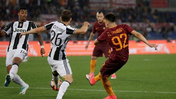 Dikalahkan Roma, Pesta Juara Juve Tertunda