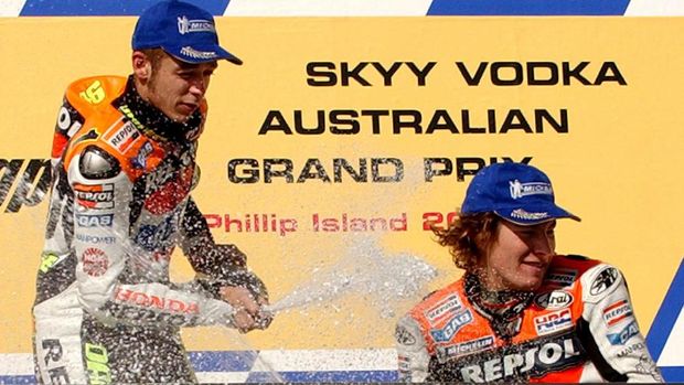 Ungkapan Kesedihan Rossi atas Kecelakaan Nicky Hayden 