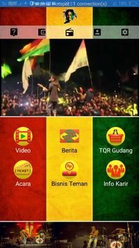 Aplikasi Tony Q Rastafara yang diluncurkan di Hari Kebangkitan Nasional 2017.