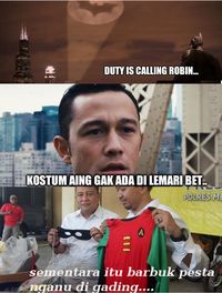 Meme DetikHOT Ketika Robin Nggak Izin Batman Nge Gym Di Kelapa Gading