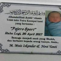 Nama Bayi Pajero Sport