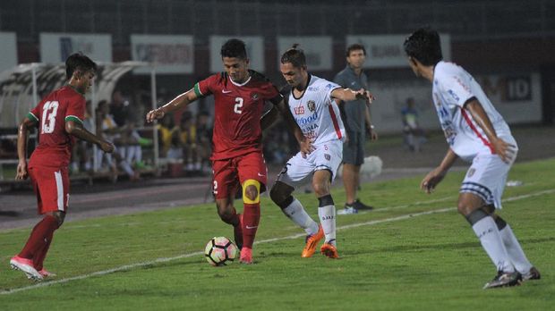 Timnas Indonesia U-22 kalah 0-1 dari Bali United.