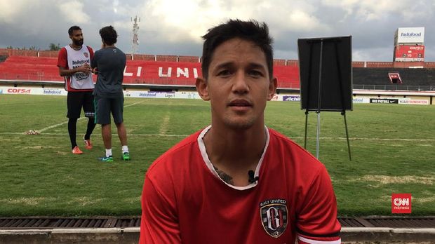 Irfan Bachdim sudah memperkuat Bali United sejak awal 2017.