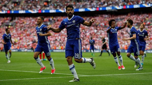 Diego Costa meninggalkan Chelsea setelah bersitegang dengan manajer Antonio Conte.