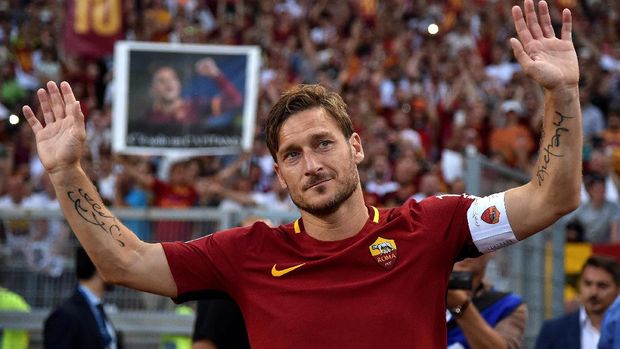 Francesco Totti hanya membela satu klub sepanjang karier profesionalnya.