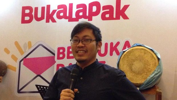 CEO Bukalapak Achmad Zaky