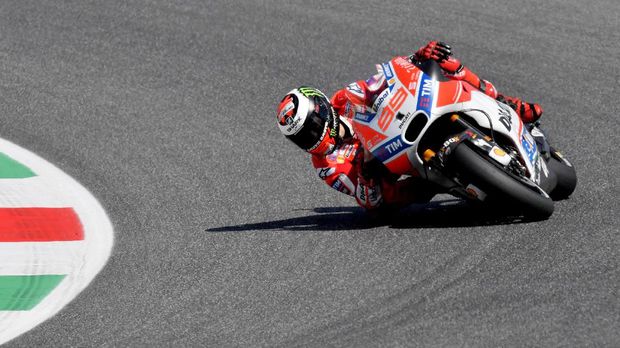 Jorge Lorenzo finis posisi ke-15 di GP Belanda.